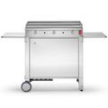Pack plancha gaz Chef 80 lisse + chariot fermé inox - Planet