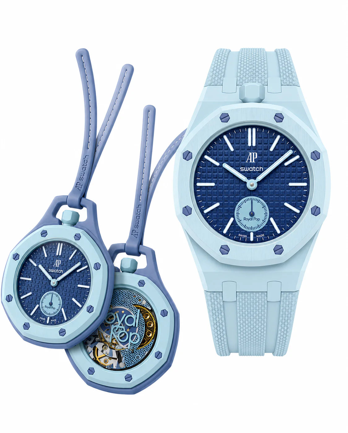 Royal Pop Silicone Bleu